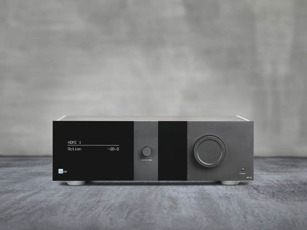 The display screen on the music centre from Lyngdorf Audio is manufactured in black acrylic at Induflex