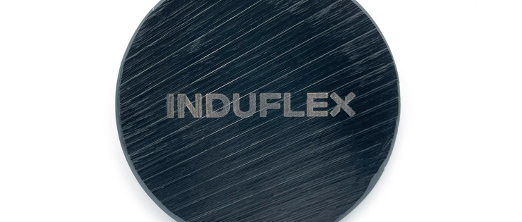 Laser engraving in black food approved PEHD 300