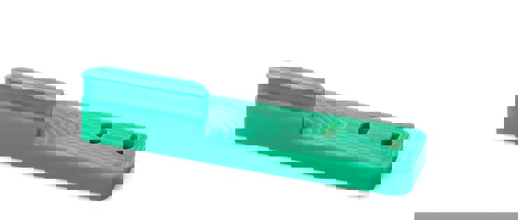 Machine part made of green PEHD plastics from Induflex