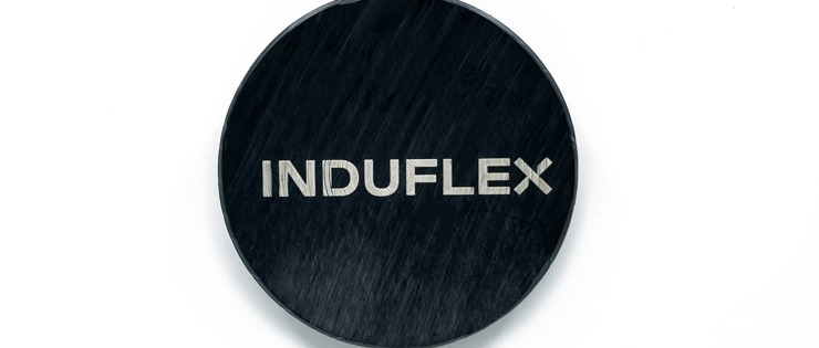 Laser engraving in food approved black POM-C