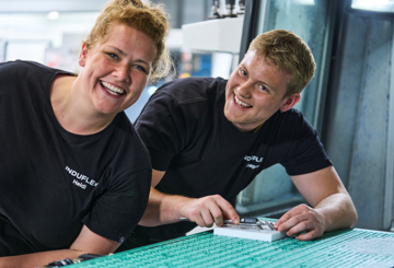 Godt kollegaskab er vigtig her hos Induflex.