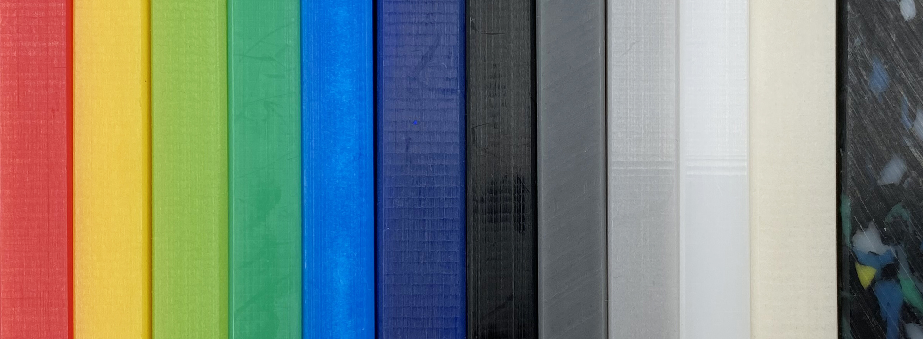 PEHD plast i mange farver