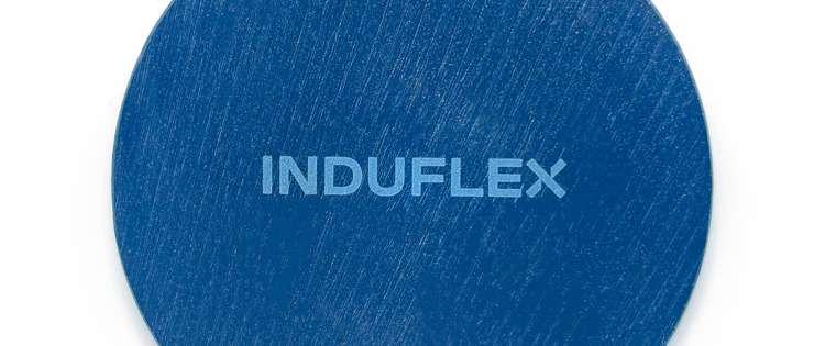 Laser engraving in ultra detectable food approved blue POM-C