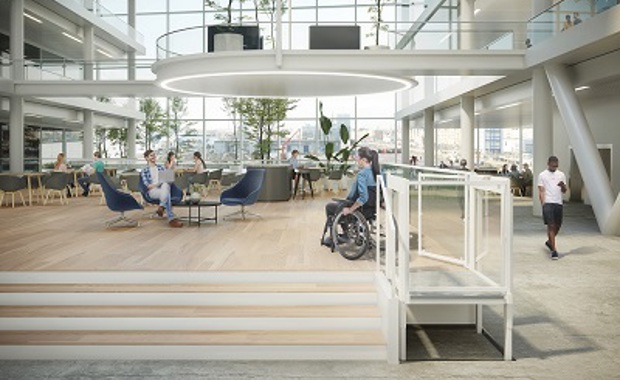 Induflex produces door panels for Liftups lift named Easylift